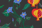 Spanish Botanical Floral Pattern, a Pattern Graphic by likorbut (Thumbnail 11 of 12)