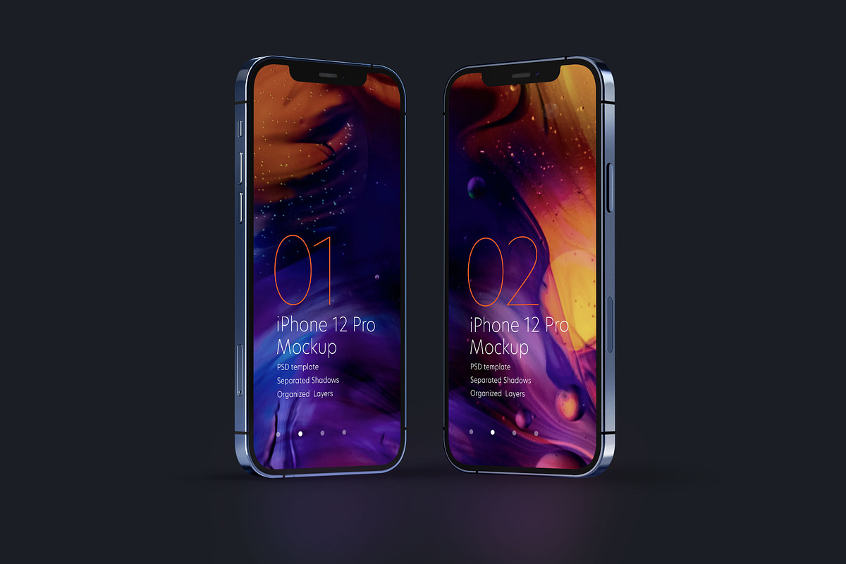 iPhone 12 Pro Mockup Set, an iPhone Mockup by Deeplab (Photo 16 of 17)