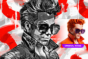 Grafito Effect Photoshop Template, an Action Add-On by iHemalaya (Thumbnail 2 of 3)