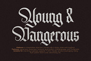 Midtown, a Blackletter Font by Omotu Studio (Thumbnail 3 of 12)