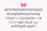 Pinky Bloom - Valentine's Font, a Handwritten Font by Keithzo (Thumbnail 9 of 9)