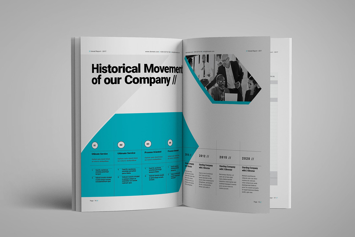 Annual Report Template, a Brochure Template by Elite_Standard (Photo 6 of 14)