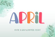 April Font | Handwriting Font, a Handwritten Font by AnningArts (Thumbnail 1 of 6)