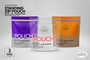 Clear Foil Paper Stand Pouch Mockup, an Advertising Mockup by INCDesign (Thumbnail 4 of 9)