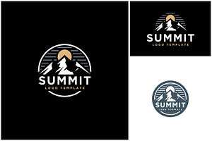 Summit Mountain Peak Adventure Logo, a Branding & Logo Template by Enola99d