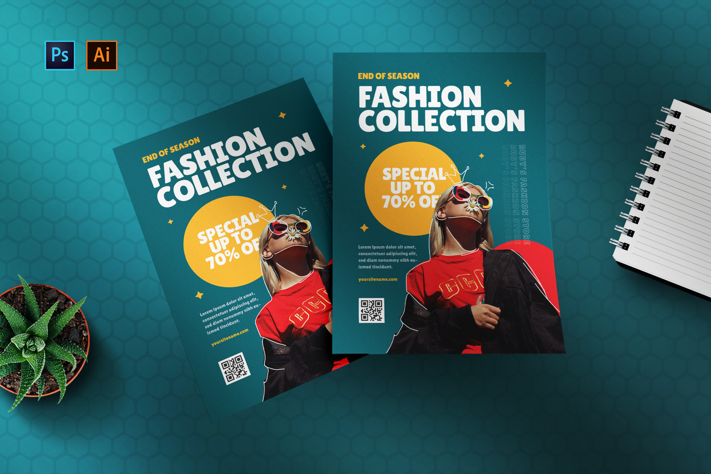 Fashion Collection - Poster Template, a Poster Template by StreaksideStd