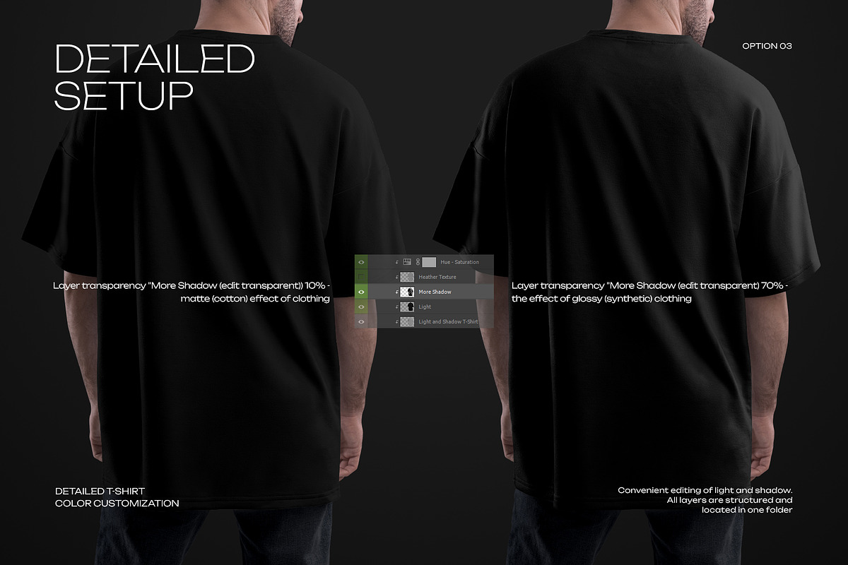 3 Mockups Oversize T-shirt, a Shirt Mockup by Grow Design Craft Studio (Photo 6 of 9)