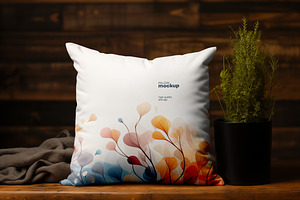 Pillow Mockup Generated With AI