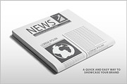 Newspaper Mockup PSD, an Advertising Mockup by Bruno's Shop (Thumbnail 2 of 4)