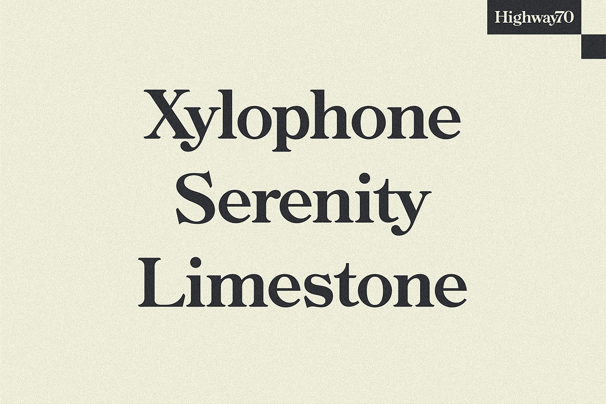 Highway 70 - Retro Serif, a Serif Font by Lateral Design (Photo 5 of 15)