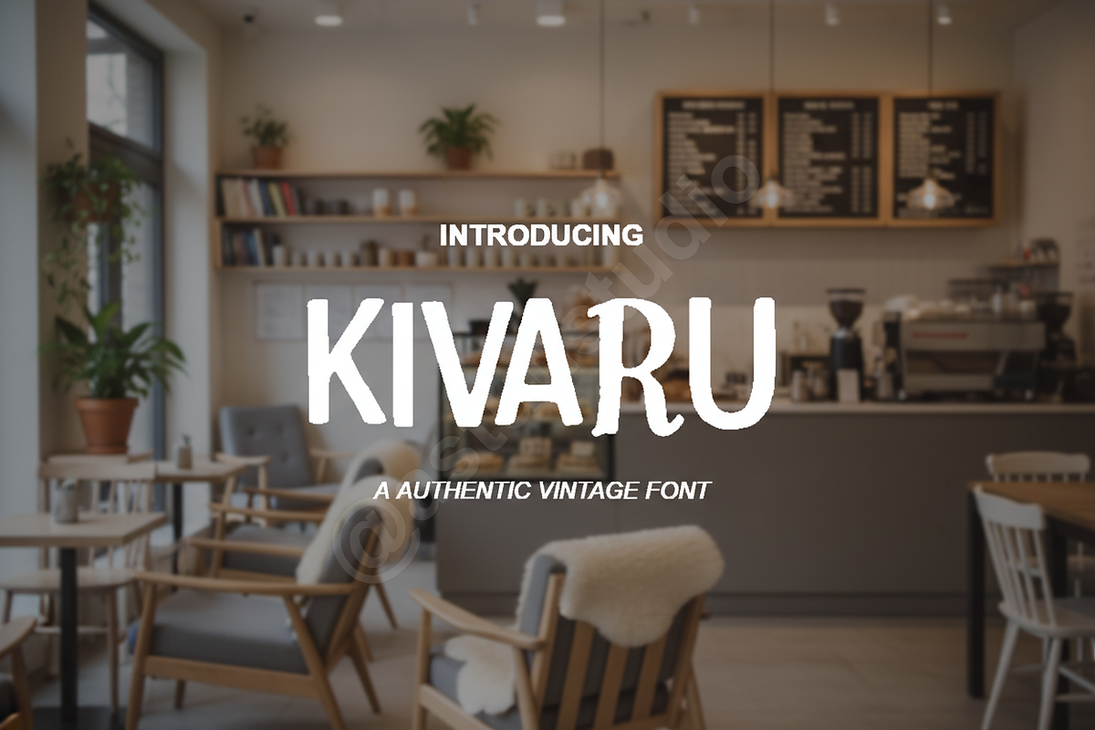 Kivaru - A Sophisticated Luxury Seri, a Font by Astuti Studio (Photo 1 of 16)