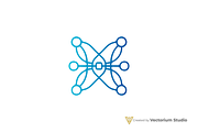 Abstract Network Connection Logo, a Branding & Logo Template by Vectorium Studio (Thumbnail 1 of 16)