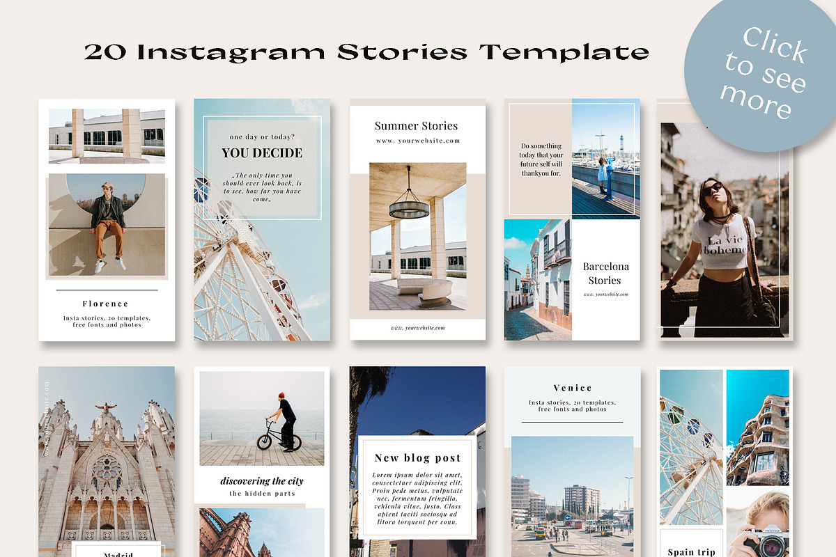 CANVA | Good Vibes Instagram Pack, a Social Media Template by Lyrata Studio (Photo 8 of 12)