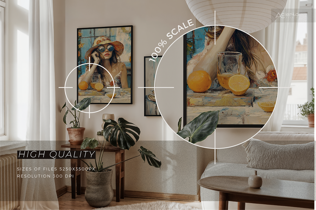 EVA Din A | Frame Mockup Collection, a Household Mockup by Acierto Studio (Photo 6 of 10)
