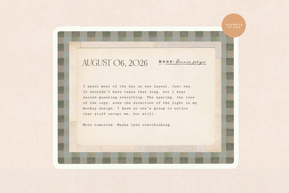 Paper Note—Nostalgic Design Toolkit, an Object Graphic by Basia Stryjecka (Photo 39 of 39)