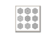 Set of Vector Snowflakes, an Object Graphic by FineArtStudio (Thumbnail 3 of 3)