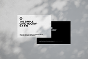The Simple Card Mockup, a Stationery Template by makeitnicemockups (Thumbnail 3 of 7)