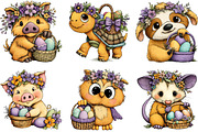 Watercolor Spring animals Illustrati, an Illustration by Sublimation Artist (Thumbnail 6 of 7)