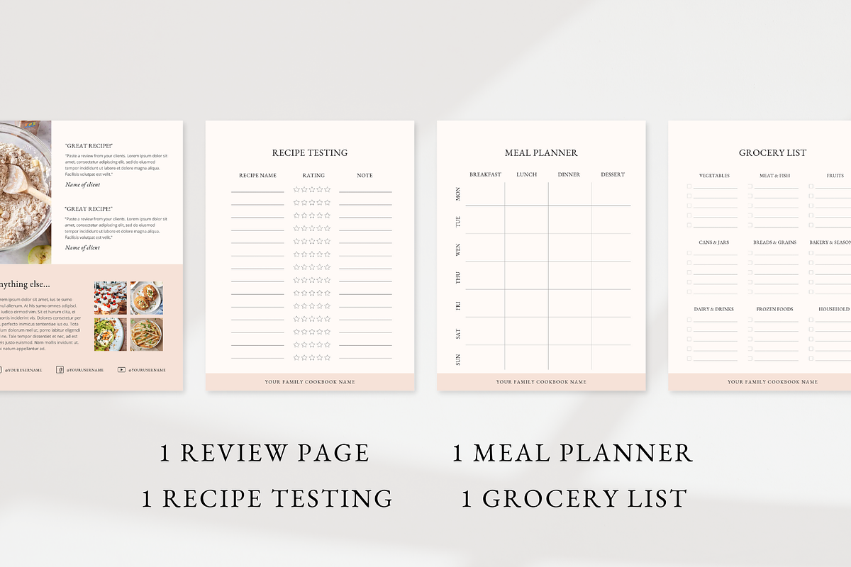 Aesthetic Pink Cook Book Template, a Magazine Template by ShopRShop (Photo 7 of 10)