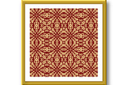 Orient Damask Seamless Vector Red, a Pattern Graphic by FineArtStudio (Thumbnail 2 of 3)