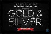 Gold & Silver #3 - 15 Text Styles, a Layer Style Add-On by Jonas Stensgaard (Thumbnail 16 of 18)