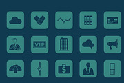 121 BUSINESS simple icons, a Templates & Theme by Palau (Thumbnail 3 of 4)