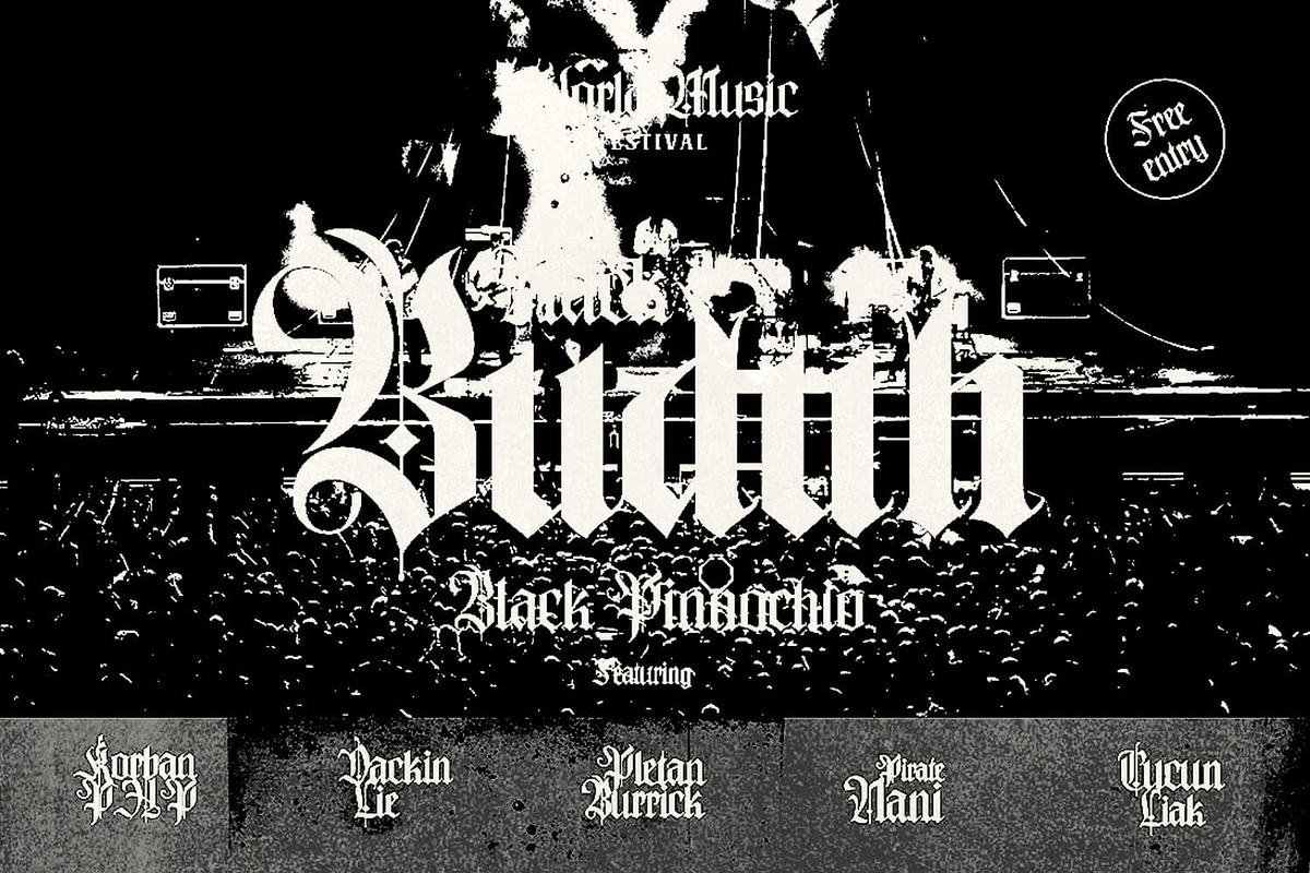 Trending Blackletter font family preview 6
