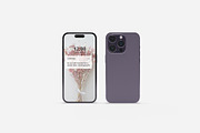 iPhone 14 Pro Mockup, an iPhone Mockup by zuhraabdullah (Thumbnail 14 of 28)