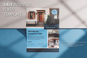 Real estate wonderful home for sale, a Flyer Template by Workhu