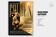 Golden Affair Flyer Template, a Flyer Template by ThatsDesignArt (Thumbnail 2 of 7)