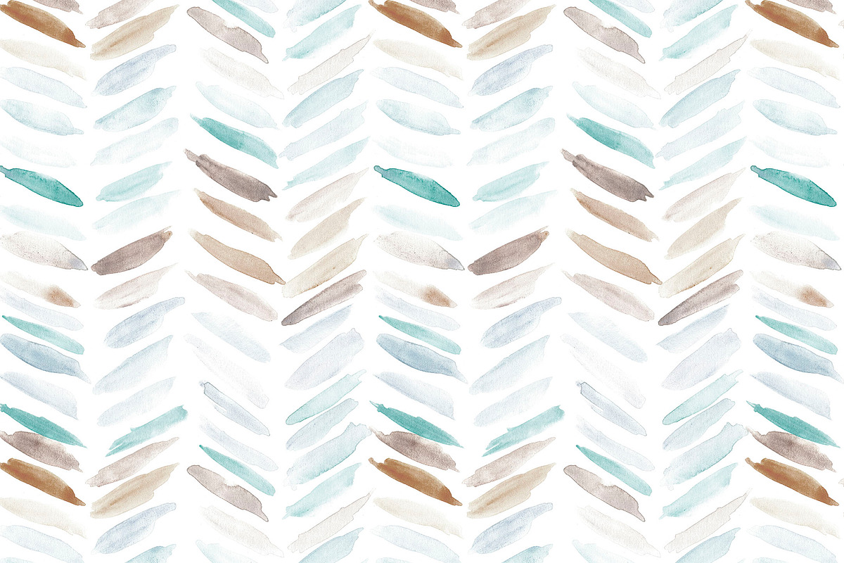 Earthy and serenity chevron pattern, a Pattern Graphic by Katerina Tova (Photo 4 of 4)