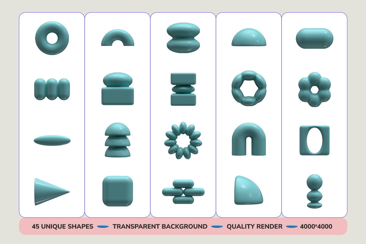 Abstract Shapes, an Object Graphic by BigWeek (Photo 4 of 9)