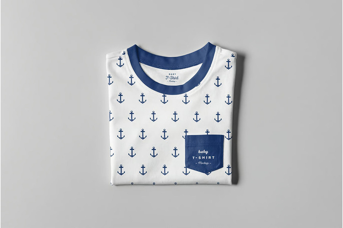 Baby T-Shirt Mock-up, a Shirt Mockup by zippypixelstudio (Photo 3 of 9)