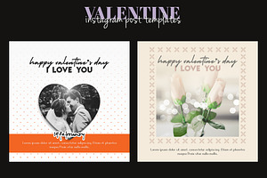 Valentine Instagram Post Templates