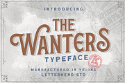 The Wanters - Display Typeface, a Font by Letterhend Studio (Thumbnail 1 of 10)