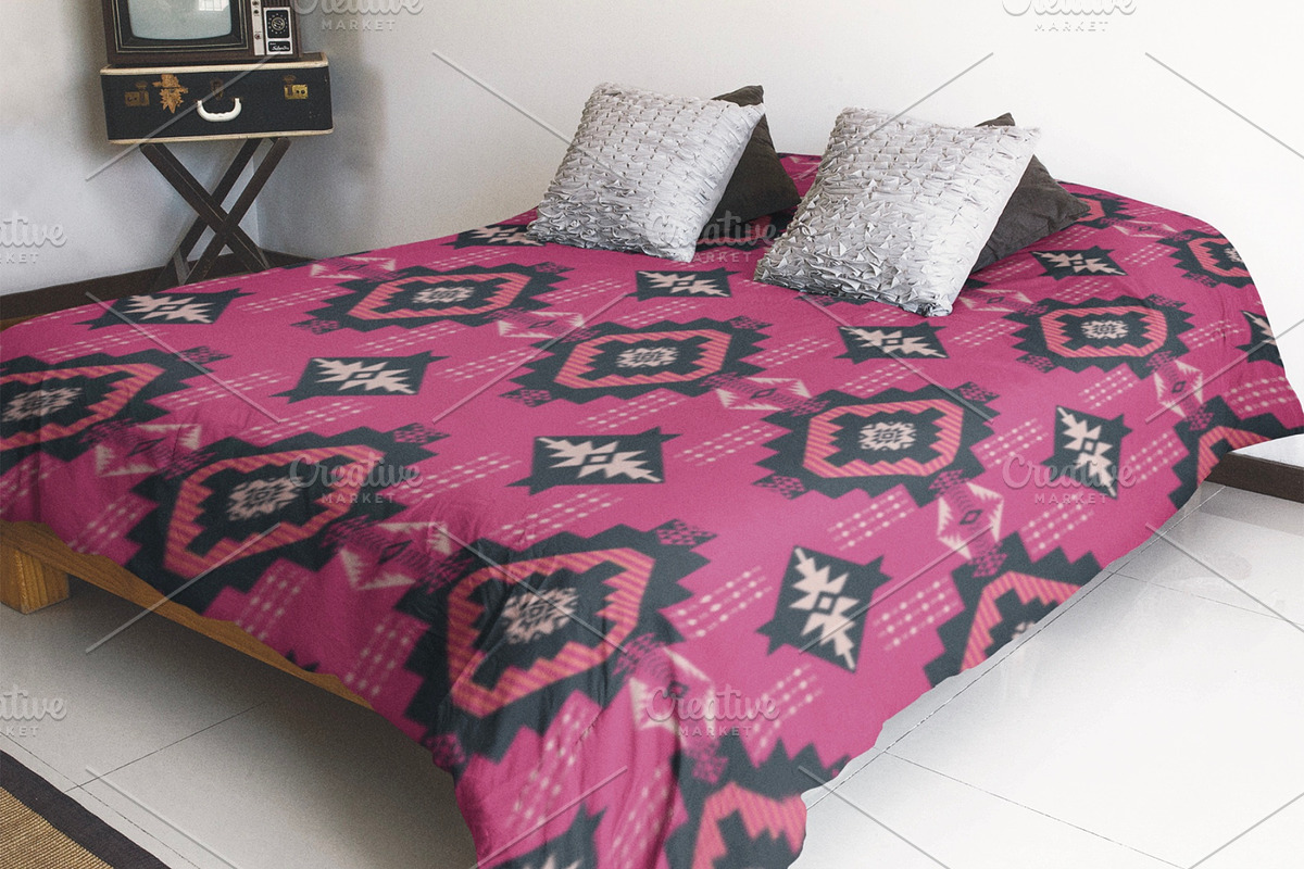 Pink Native American Pattern, a Pattern Graphic by PPEthnicDecorPattern (Photo 2 of 10)