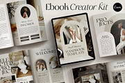 Classic Ebook Template CANVA, a Magazine Template by Studio Loire (Thumbnail 1 of 17)