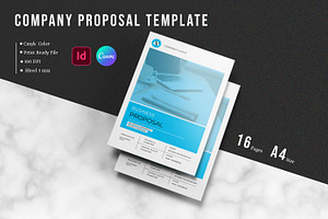 Project Proposal Template, a Brochure Template by Template Shop