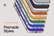 iPhone 17 Pro Vector Mockup - PSD &, a Mockup by INDERNEILk (Thumbnail 2 of 2)