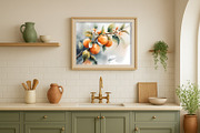 Watercolor Oranges Blosson print, a Background Graphic by Floraphoria (Thumbnail 6 of 11)