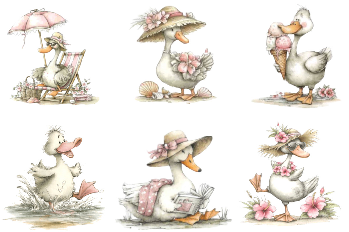 Beach Summer Goose PNG, a Seasonal Illustration by Designking (Photo 4 of 5)