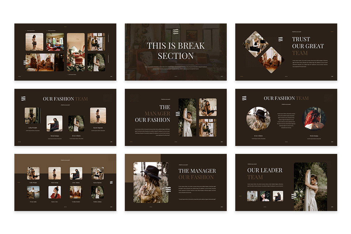 Gorjer Bohemian Style Google Slides, a Presentation Template by Design Persona (Photo 4 of 5)