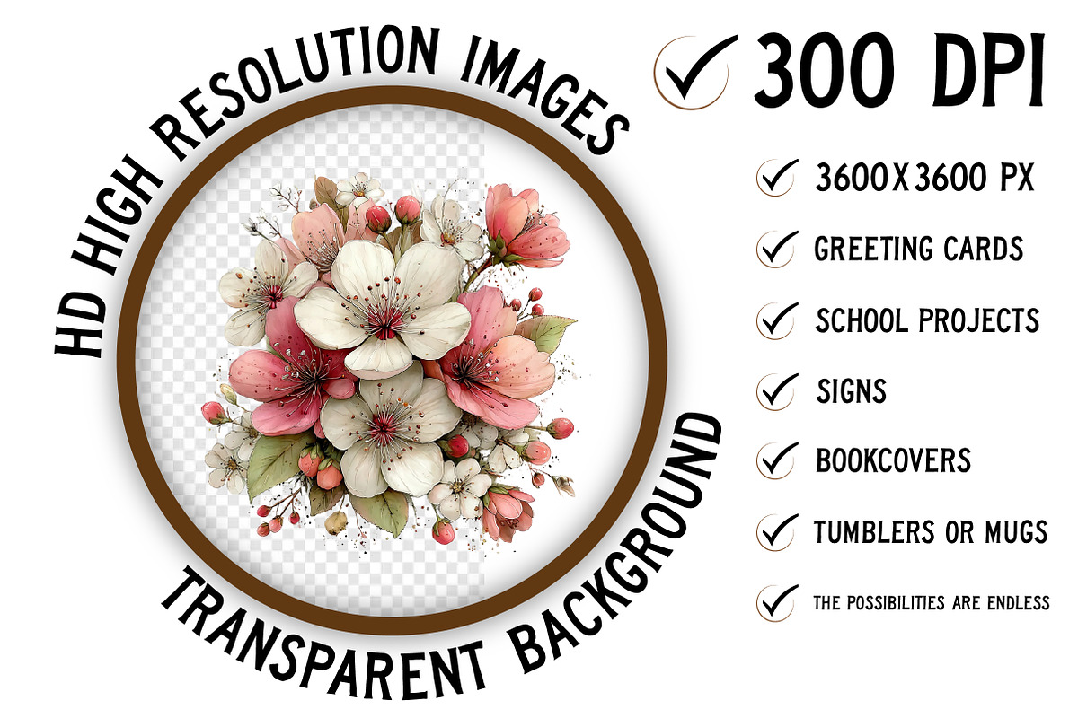 Whimsical Spring Flowers Clipart, an Illustration by Craft Nest (Photo 2 of 11)