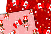 Canada day patterns, a Pattern Graphic by DarinaDigital (Thumbnail 2 of 6)