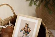 Christmas Holiday Vintage Collection, a Decorative Illustration by Veris Studio (Thumbnail 5 of 12)