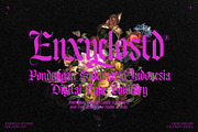 Bageshron Blackletter Font Family, a Blackletter Font by Enxyclo Studio (Thumbnail 5 of 27)