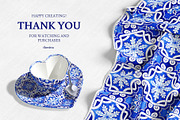 Portuguese Azulejos Tiles & Patterns, a Pattern Graphic by ilonitta (Thumbnail 17 of 17)