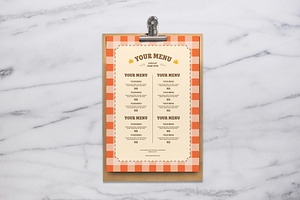Fall Menu, a Flyer Template by lilyshop