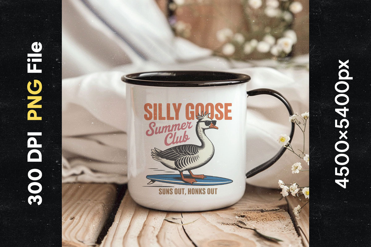 Summer Goose PNG Sublimation Bundle, an Object Graphic by GlitterCraft (Photo 27 of 28)