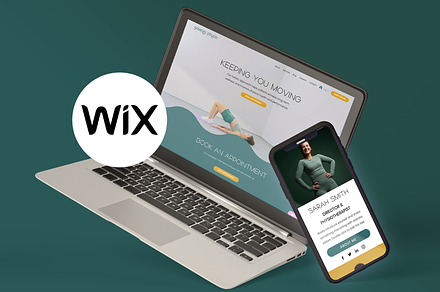 WIX Website Template - Physiotherapy, a Wix Template by Greener Studio